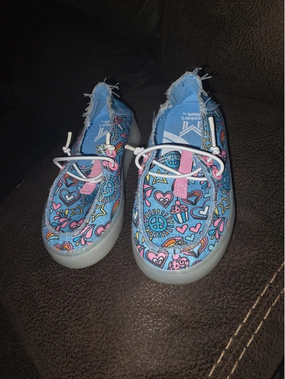 Slip on toddler shoes - size 7